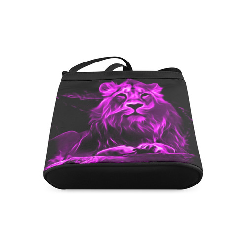 Animal ArtStudio- fiery lion B Crossbody Bags (Model 1613)