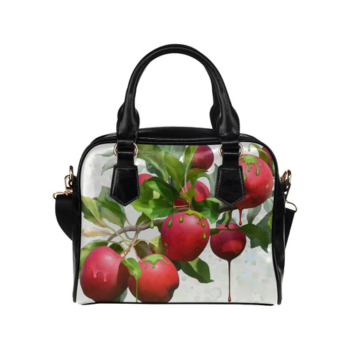 Melting Apples, watercolors Shoulder Handbag (Model 1634)