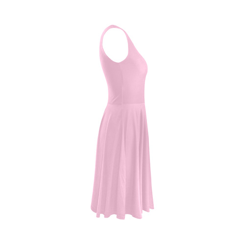 Ice Pink Sleeveless Ice Skater Dress (D19)