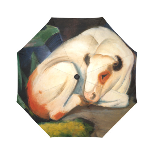 The Bull by Franz Marc Auto-Foldable Umbrella (Model U04)