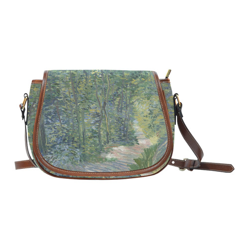 Vincent van Gogh Path in the Woods Saddle Bag/Large (Model 1649)