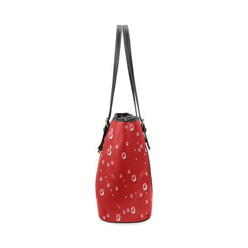 Valentine Heart Leather Tote Bag/Large (Model 1640)