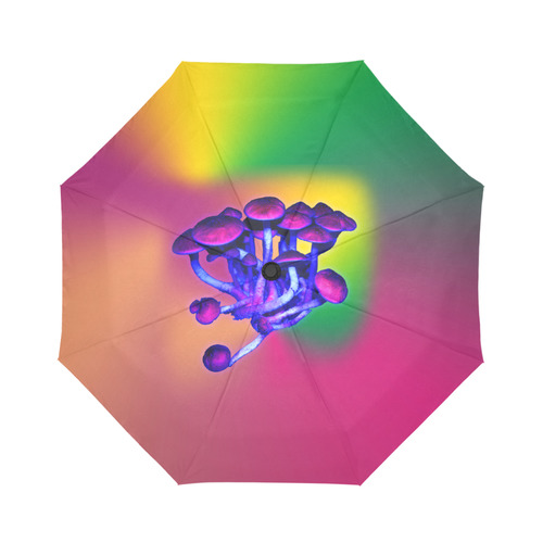 Magic Mushrooms Auto-Foldable Umbrella (Model U04)