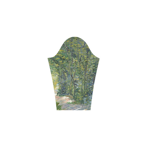 Vincent van Gogh Path in Woods Bateau A-Line Skirt (D21)