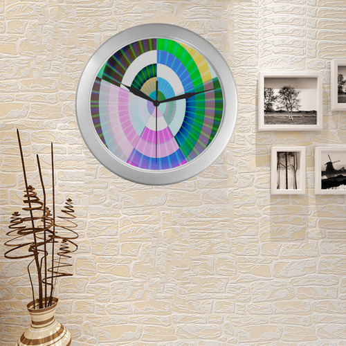 Cornea - Jera Nour Silver Color Wall Clock