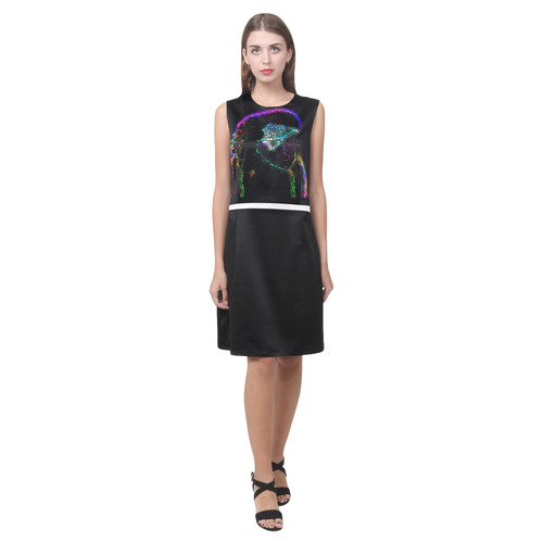 parrot_2015_0504a Eos Women's Sleeveless Dress (Model D01)