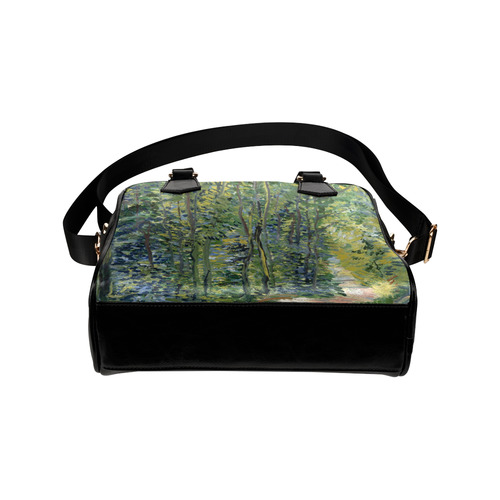 Vincent van Gogh Path in Woods Shoulder Handbag (Model 1634)