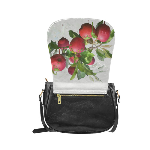 Melting Apples, watercolors Classic Saddle Bag/Small (Model 1648)