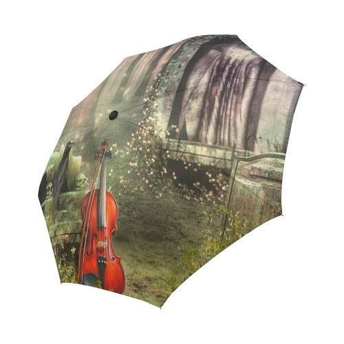 last song (halloween) Auto-Foldable Umbrella (Model U04)