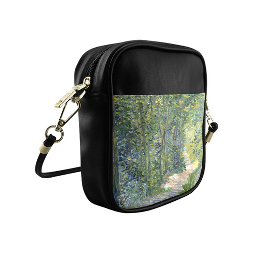 Vincent van Gogh Path in Woods Sling Bag (Model 1627)