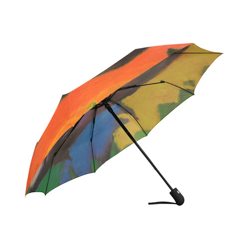 Black Fox by Franz Marc Auto-Foldable Umbrella (Model U04)