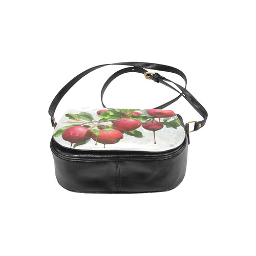 Melting Apples, watercolors Classic Saddle Bag/Small (Model 1648)