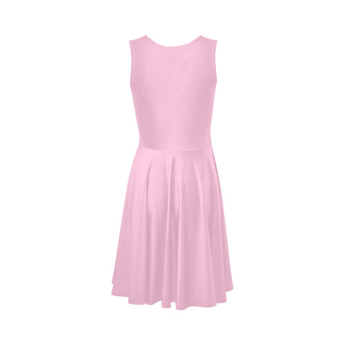 Ice Pink Sleeveless Ice Skater Dress (D19)