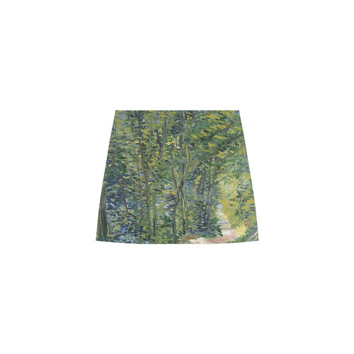 Vincent van Gogh Path in Woods Eos Women's Sleeveless Dress (Model D01)