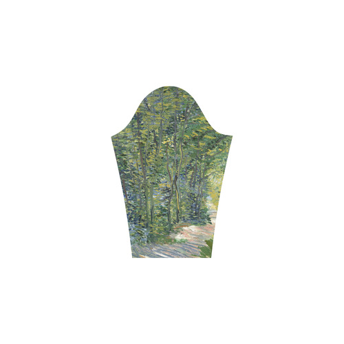 Vincent van Gogh Path in Woods Bateau A-Line Skirt (D21)