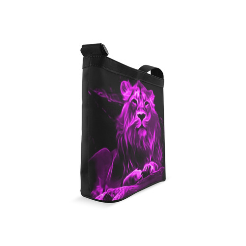 Animal ArtStudio- fiery lion B Crossbody Bags (Model 1613)