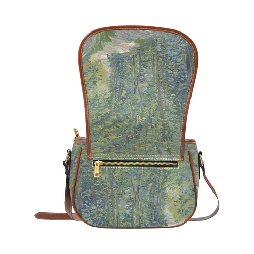 Vincent van Gogh Path in the Woods Saddle Bag/Large (Model 1649)