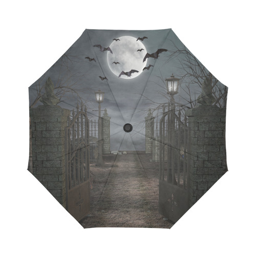 graveyard (halloween) Auto-Foldable Umbrella (Model U04)
