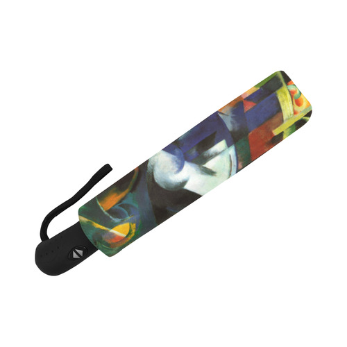 Picture With Cows by Franz Marc Auto-Foldable Umbrella (Model U04)