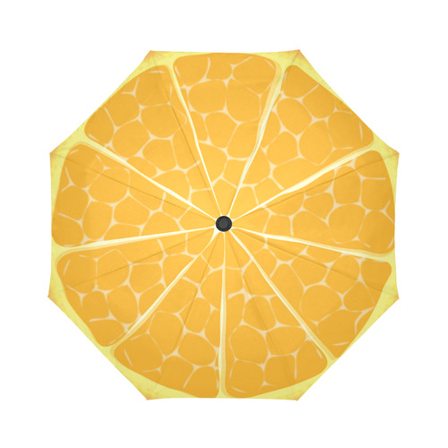orange Auto-Foldable Umbrella (Model U04)