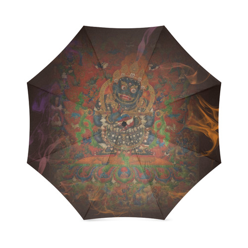 Tibetan Buddhism Mahakala Foldable Umbrella (Model U01)