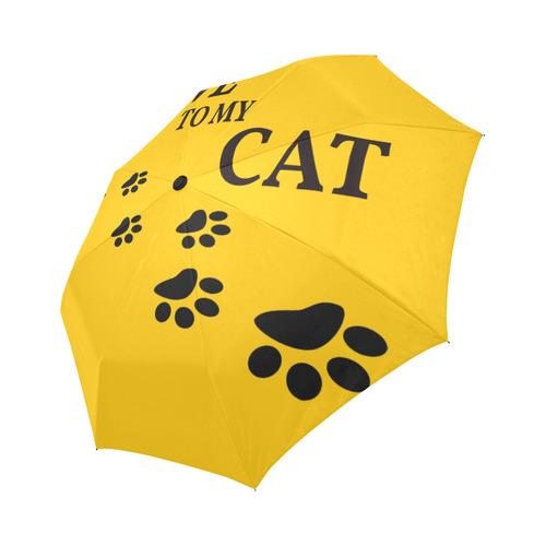 Slave To My Cat Auto-Foldable Umbrella (Model U04)
