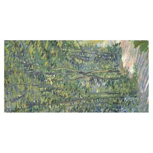 Vincent van Gogh Path in Woods Cotton Linen Tablecloth 60"x120"