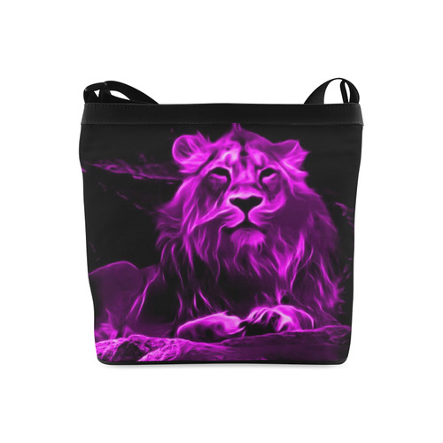 Animal ArtStudio- fiery lion B Crossbody Bags (Model 1613)