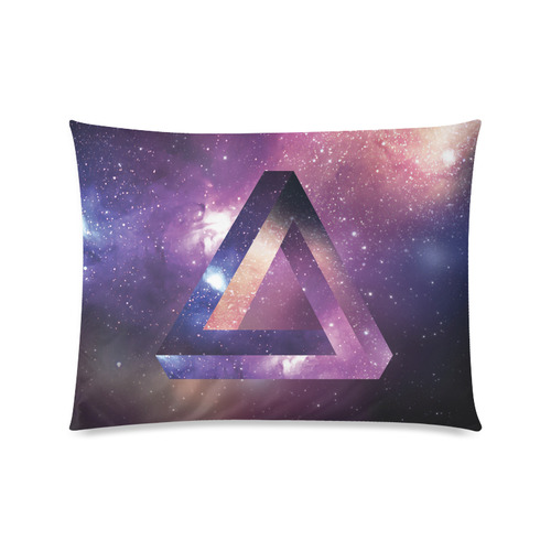 Trendy Purple Space Design Custom Picture Pillow Case 20"x26" (one side)