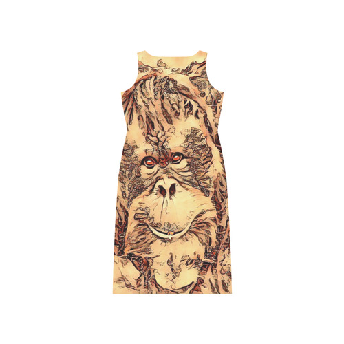 Animal ArtsStudio- amazing Orang Phaedra Sleeveless Open Fork Long Dress (Model D08)