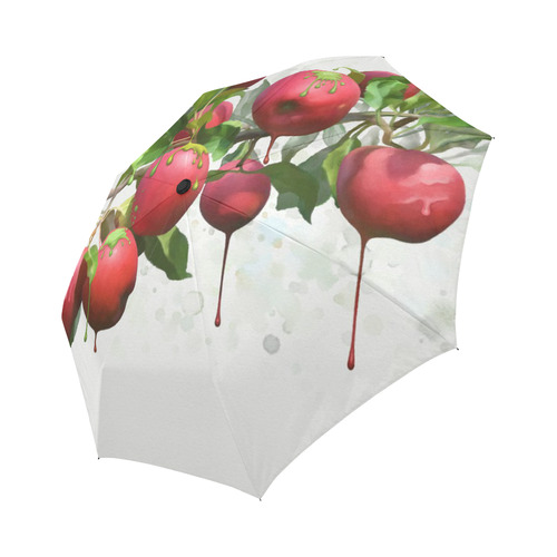 Melting Apples, watercolors Auto-Foldable Umbrella (Model U04)