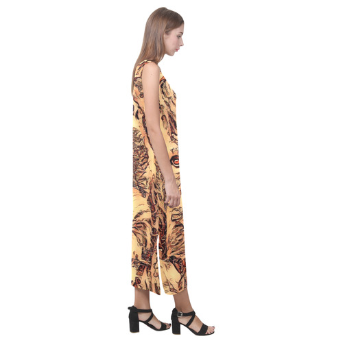 Animal ArtsStudio- amazing Orang Phaedra Sleeveless Open Fork Long Dress (Model D08)