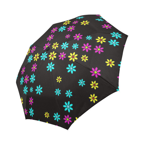 Floral Fabric 2B Auto-Foldable Umbrella (Model U04)