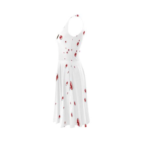 Valentine Heart Sleeveless Ice Skater Dress (D19)