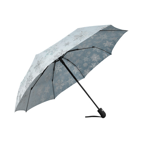 Christmas Tree, snowflakes Auto-Foldable Umbrella (Model U04)