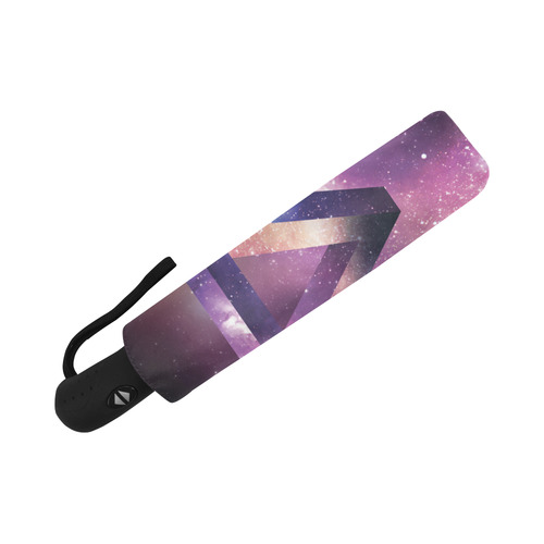 Trendy Purple Space Design Auto-Foldable Umbrella (Model U04)