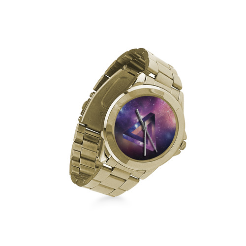 Trendy Purple Space Design Custom Gilt Watch(Model 101)