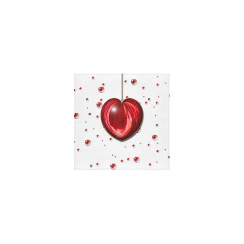 Valentine Heart Square Towel 13“x13”