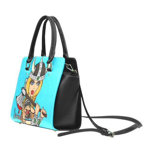 "Viking Girl" by Skinderella Classic Shoulder Handbag (Model 1653)