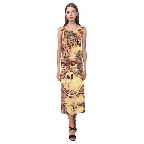 Animal ArtsStudio- amazing Orang Phaedra Sleeveless Open Fork Long Dress (Model D08)