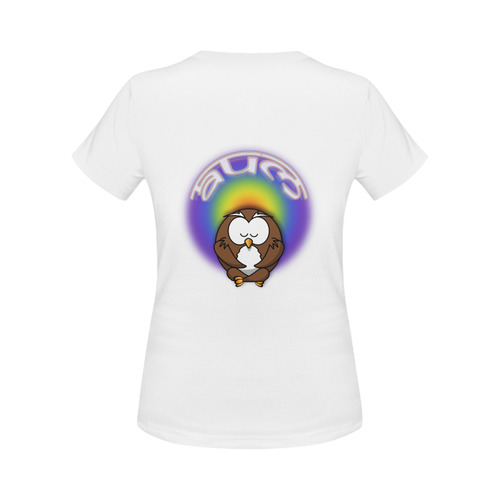 meditati-owl Women's Classic T-Shirt (Model T17）