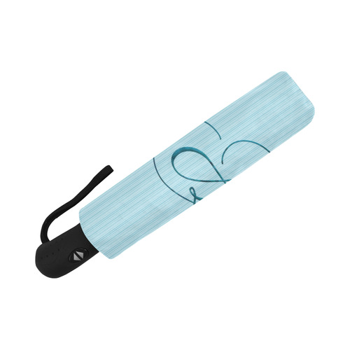 Letter A Blue - Jera Nour Auto-Foldable Umbrella (Model U04)