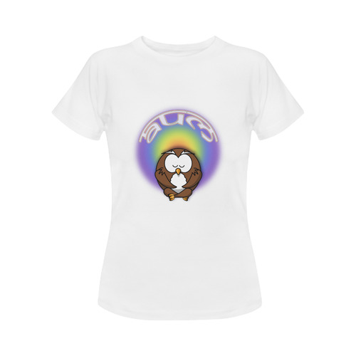 meditati-owl Women's Classic T-Shirt (Model T17）