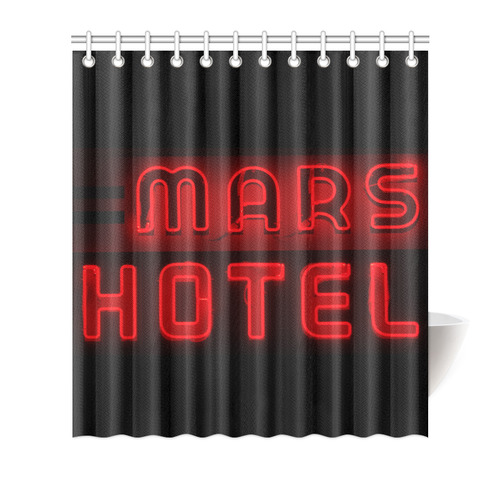 Marshotel_showercurtain Shower Curtain 66"x72"