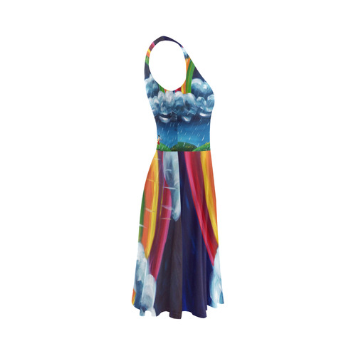Rainbows Sleeveless Ice Skater Dress (D19)