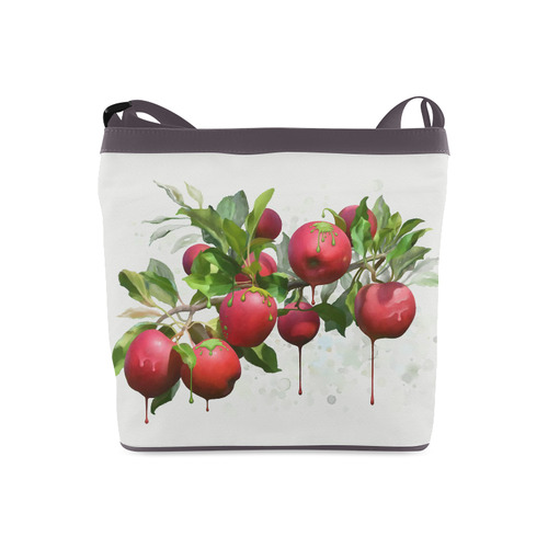 Melting Apples, watercolors Crossbody Bags (Model 1613)