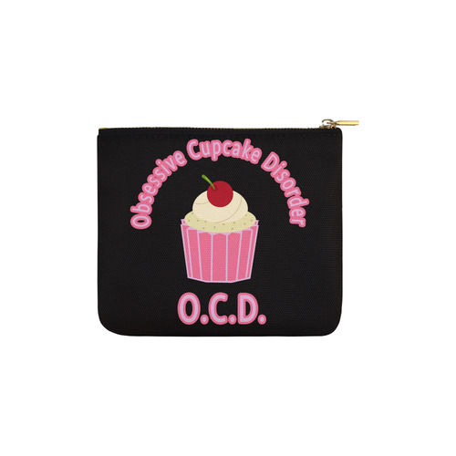 Obsessive Cupcake Disorder Carry-All Pouch 6''x5''