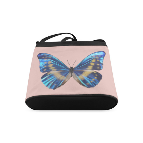 Morpho cypris butterflies painting Crossbody Bags (Model 1613)