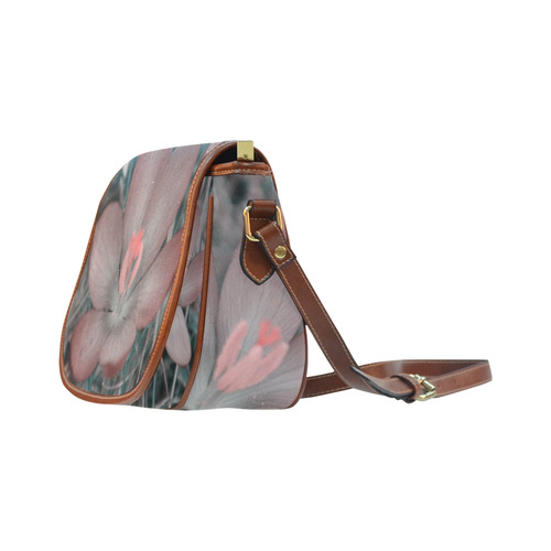 Violet Saddle Bag/Small (Model 1649) Full Customization