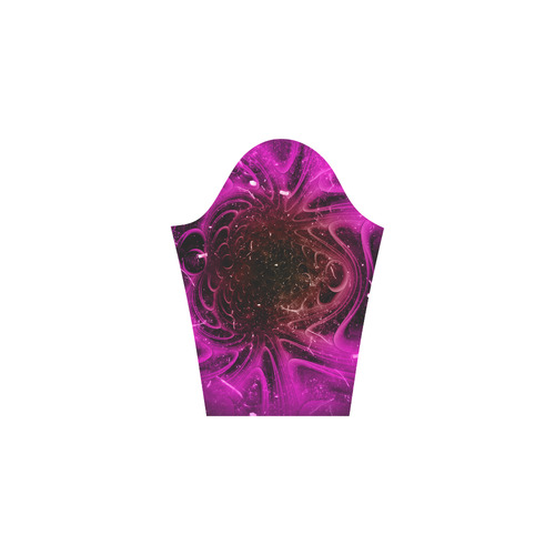 Abstract design in purple colors 3/4 Sleeve Sundress (D23)
